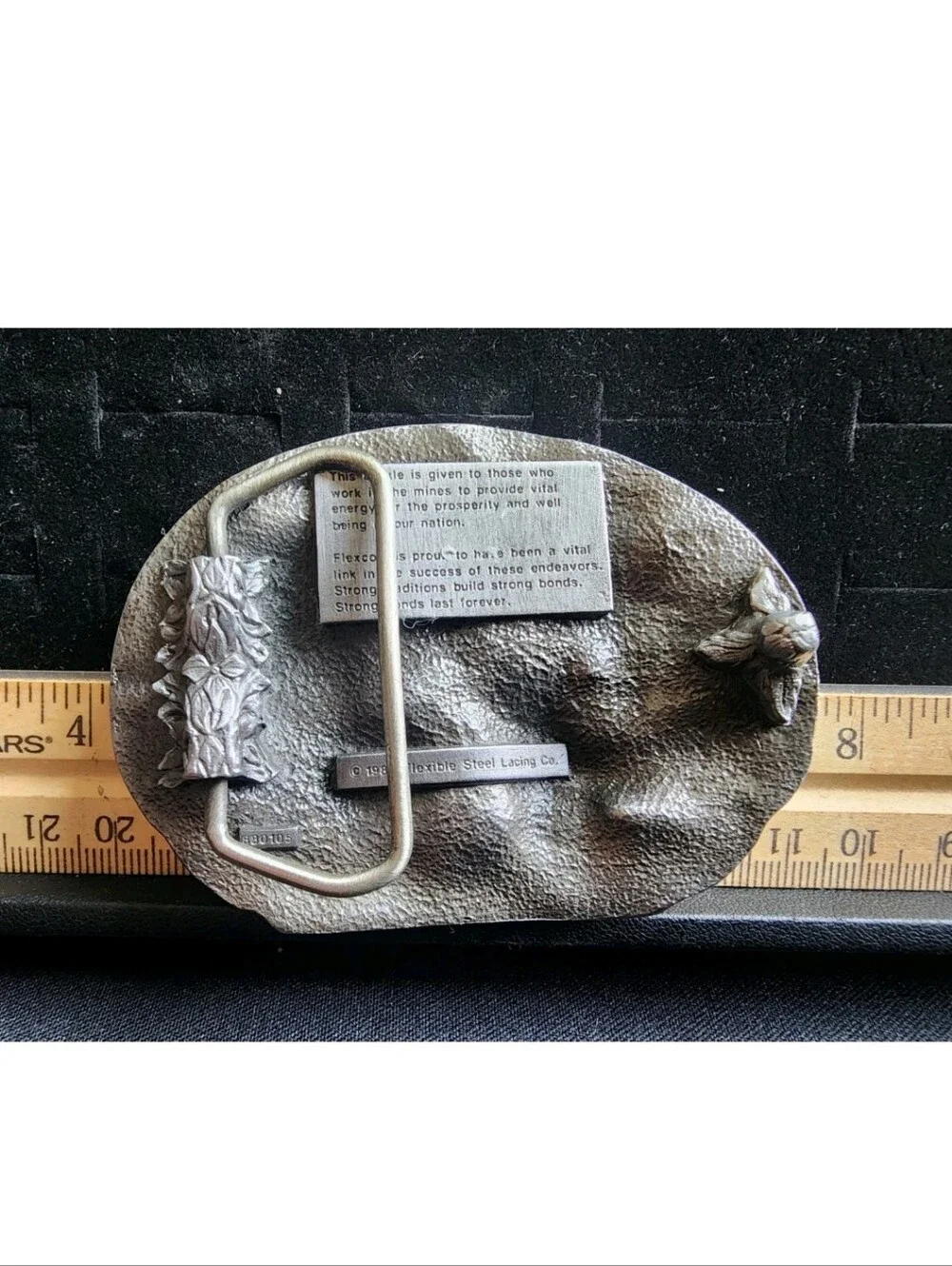 Vintage Belt Buckle Flexco 88 Coal Mining Equipment New Never Worn